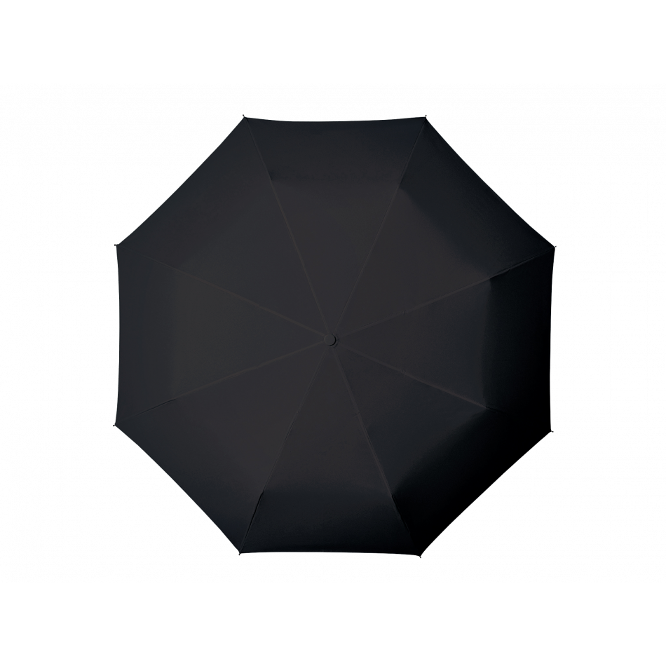 Budget SuperMini Telescopic Foldable Umbrella  Black and White London