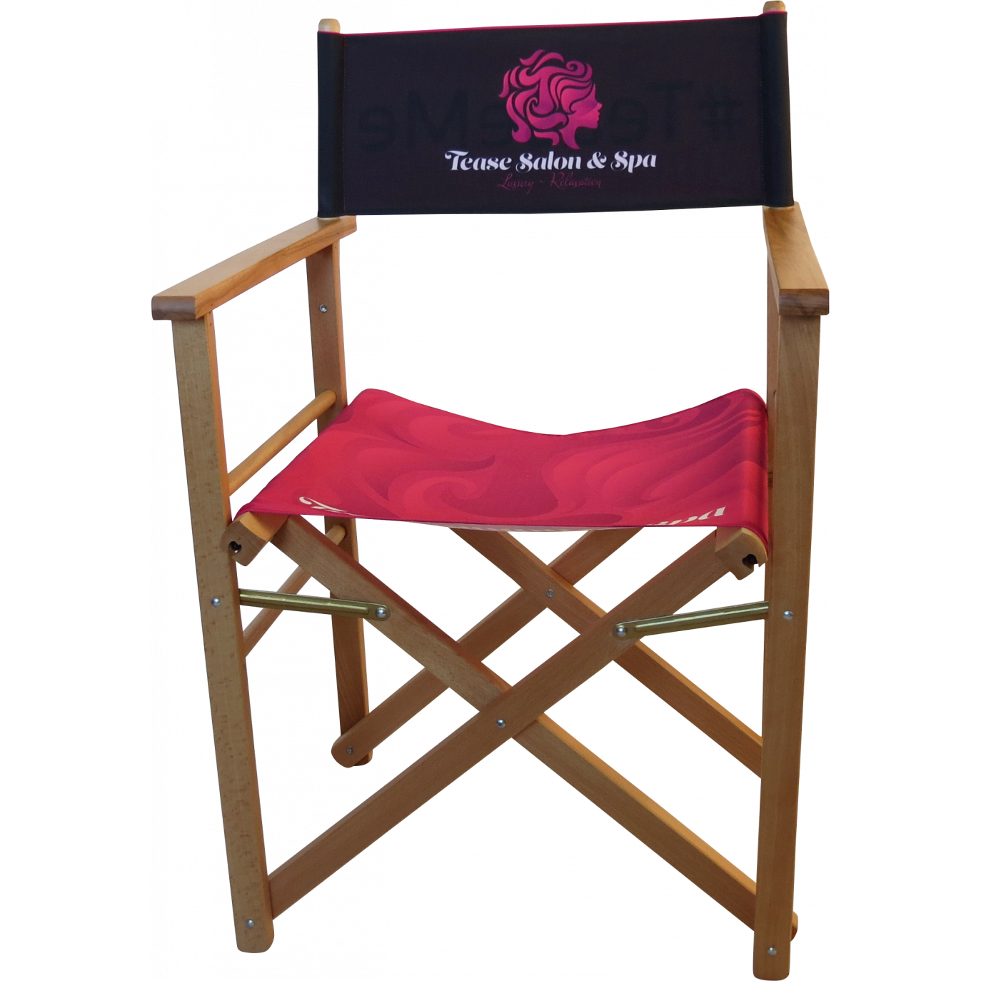 Printed Directors Chair  Black and White London