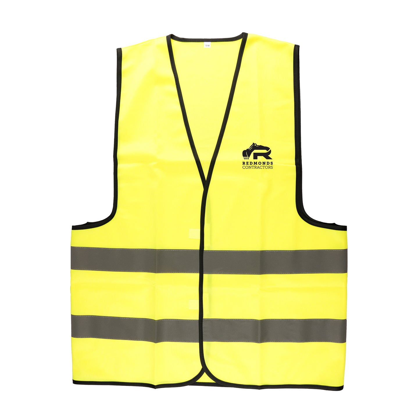 Tom Franks Hi Vis Vest Black and White London