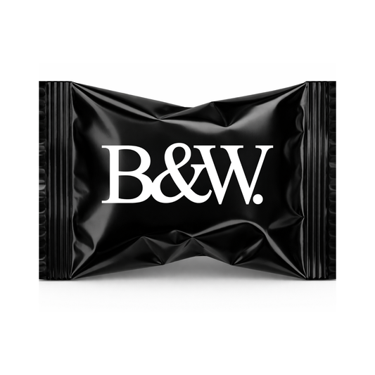 Personalised Custom Fortune Cookies Black and White London