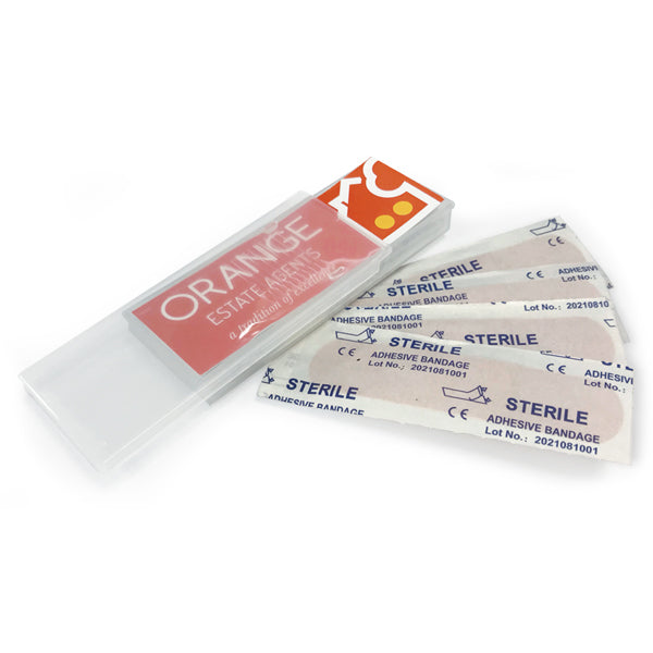 Printed Bandage Box With 10 Sterile Plasters – Black and White London®