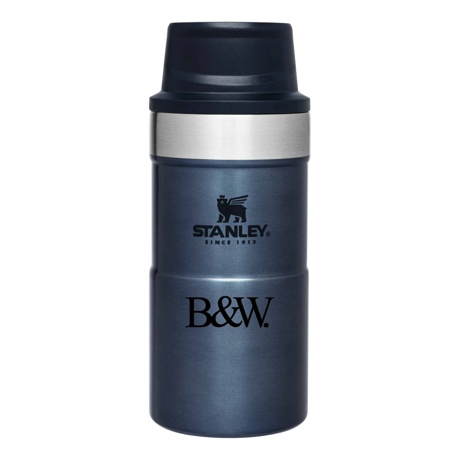 Stanley Trigger Action Travel Mug 0.25L Mug  Black and White London