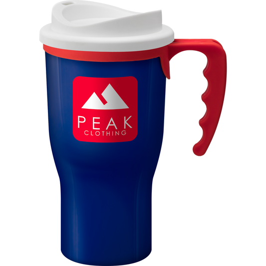 Challenger Mug Blue Thermalmate Black and White London