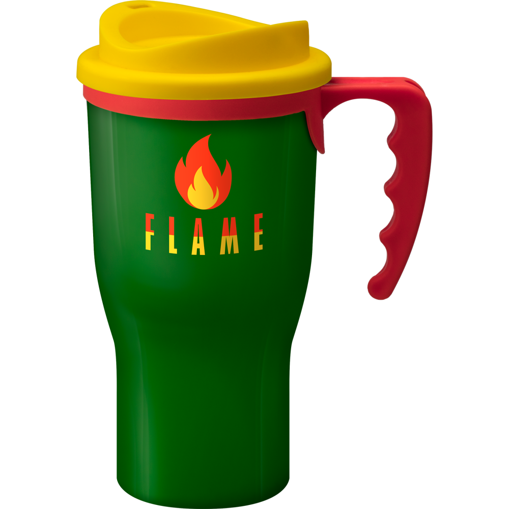 Challenger Mug Green Thermalmate Black and White London