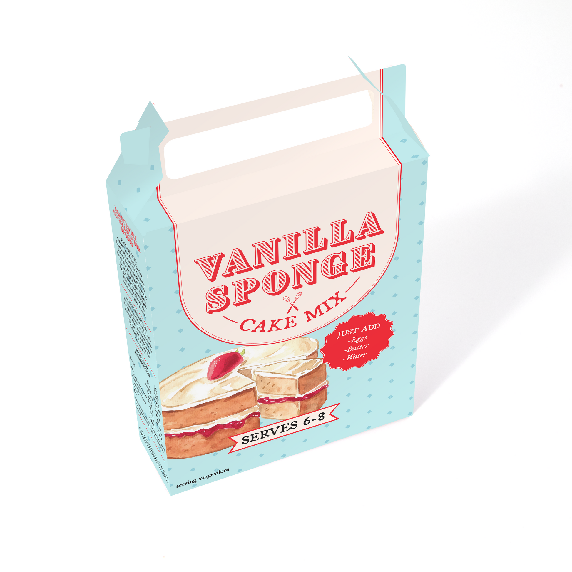 Cake Mix Box Cake Mix Sweets & Confectionery Black and White London