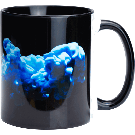 Two-Tone Full Colour Mug Black  Black and White London