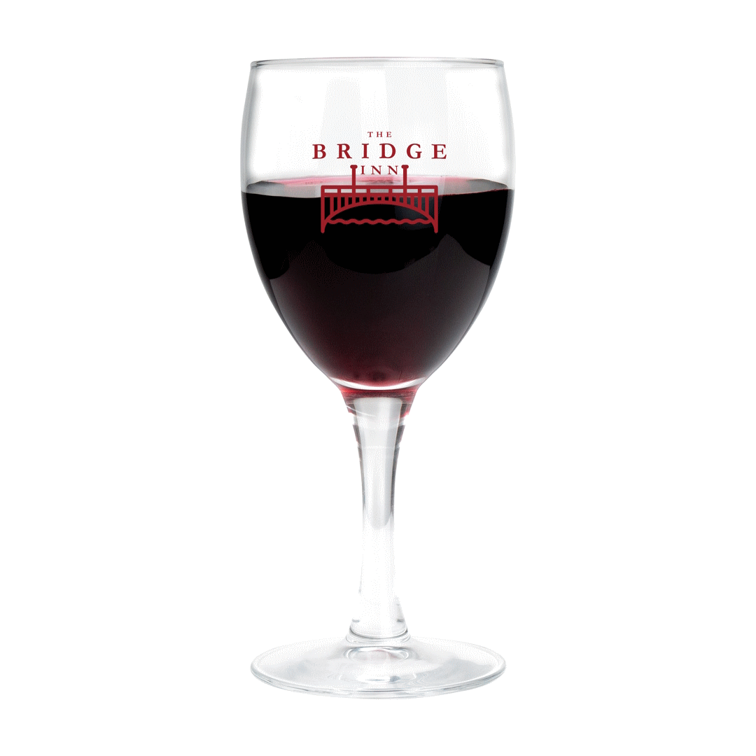 Elegance Wine Glass 310ml Glassware Black and White London
