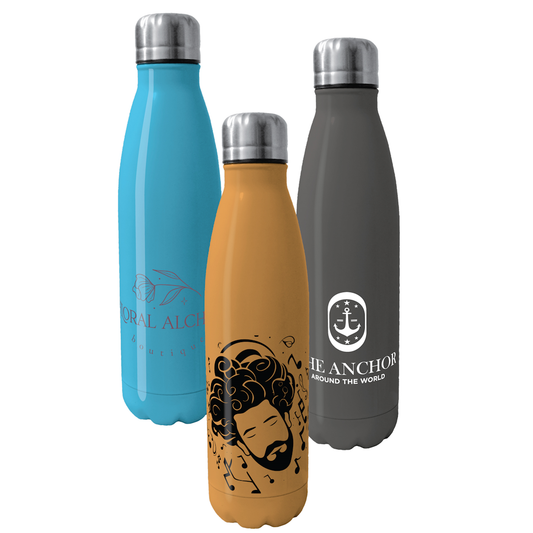 Steel Eevo Pantone Colour Coated Bottle Colour Match Products Black and White London
