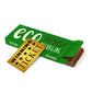 Eco Range - Eco 12 Baton Bar Box - Milk Chocolate³ Black and White London