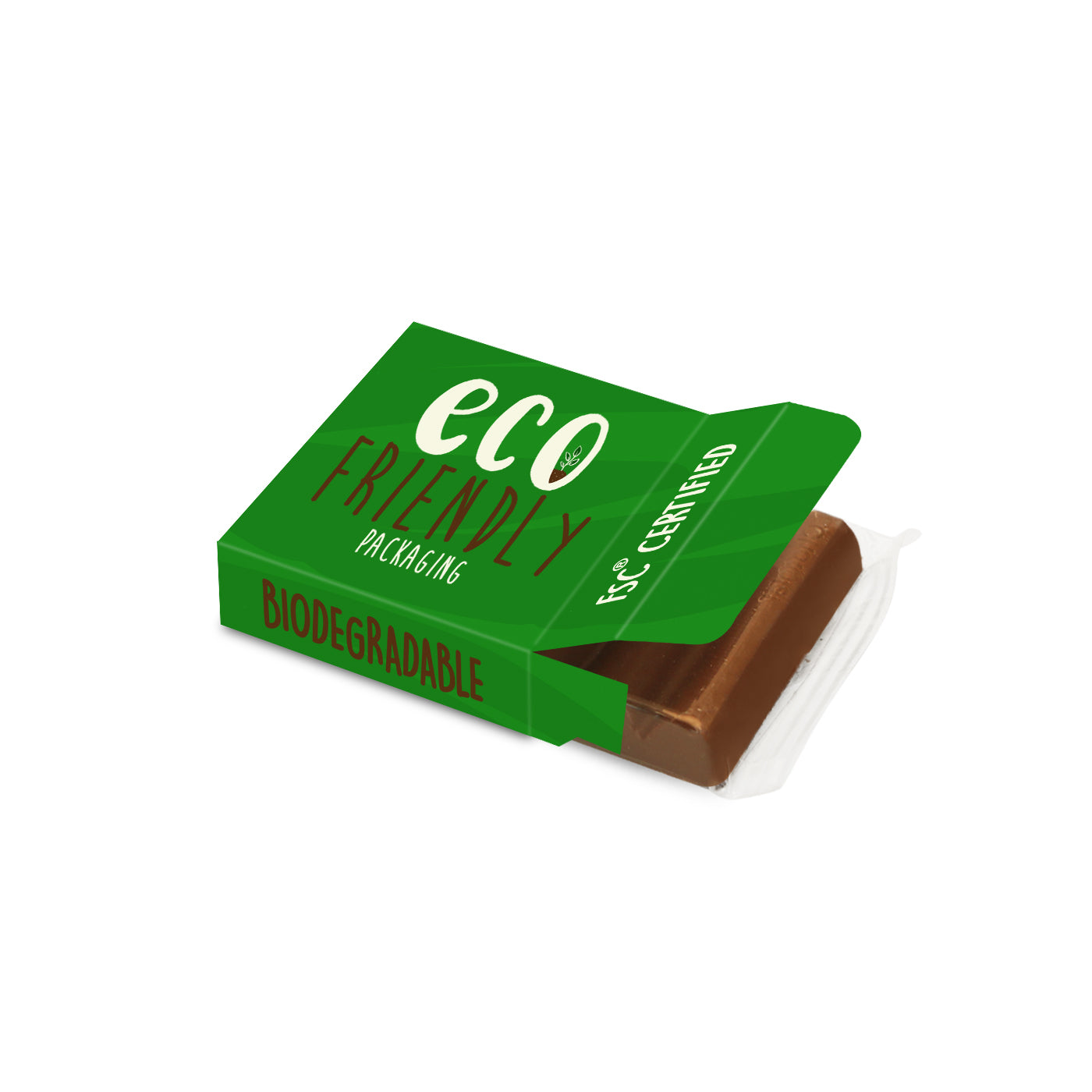 Eco Range - Eco 3 Baton Bar Box - Milk Chocolate³ Black and White London