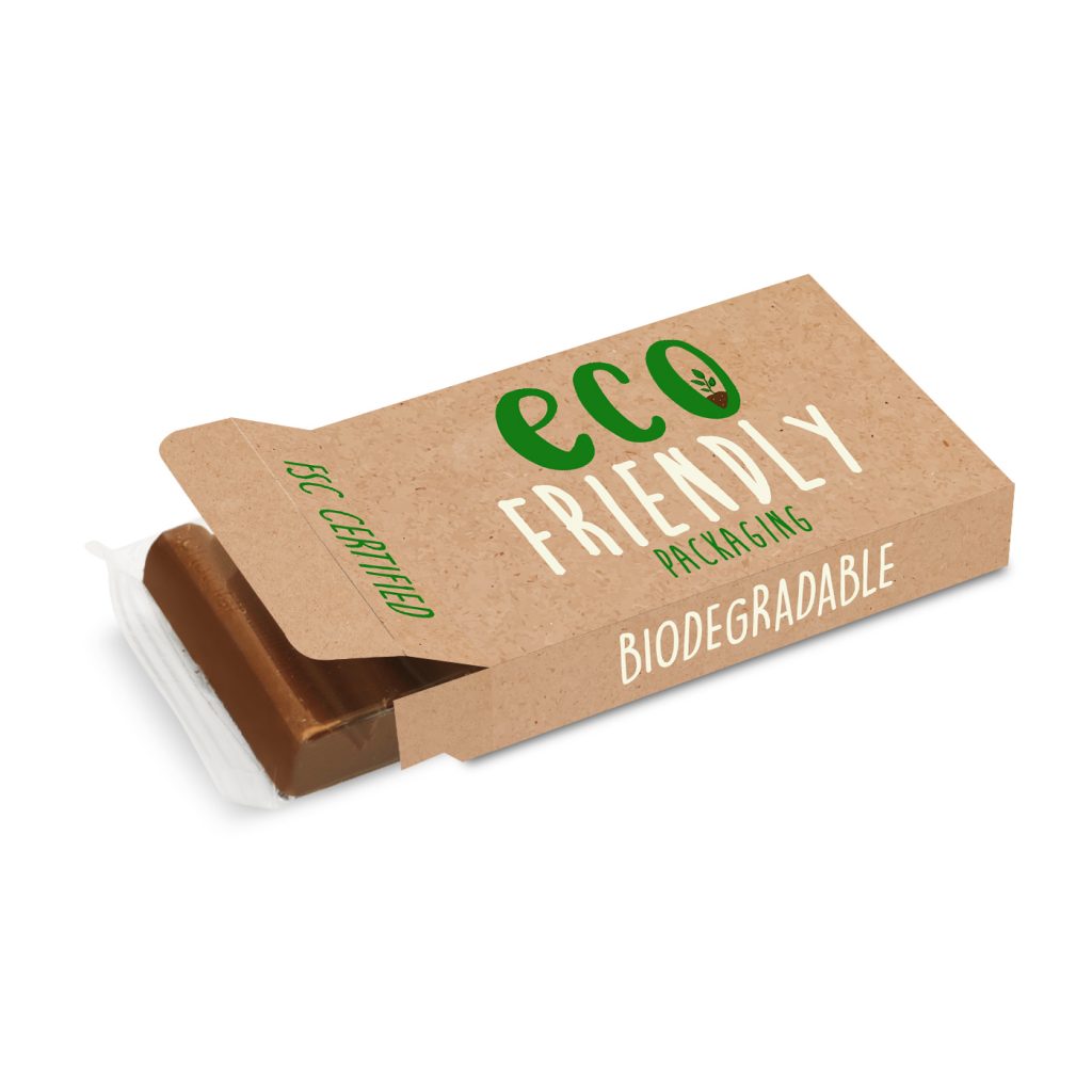Eco 6 Baton Box with Chocolate Bar  Black and White London