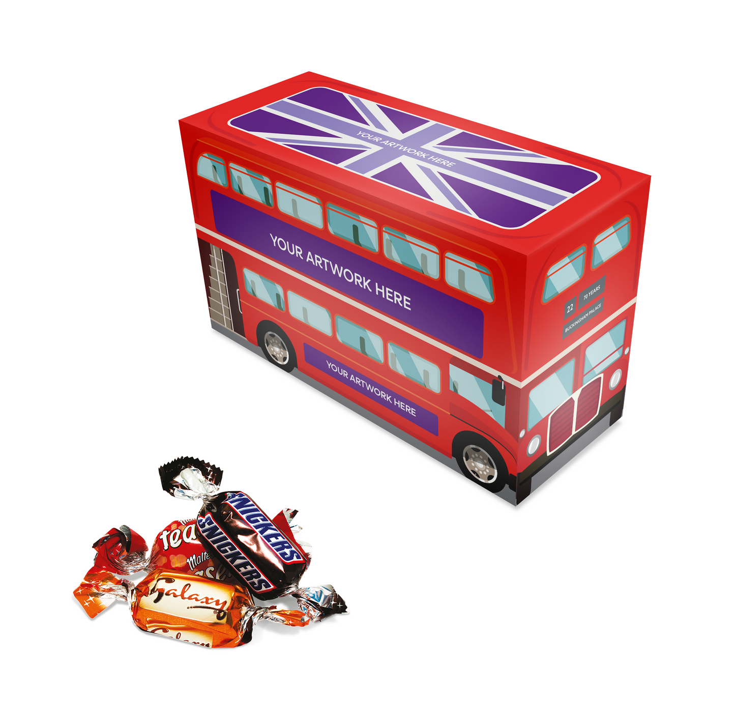 Eco Range - Eco Bus Box - Celebrations Black and White London