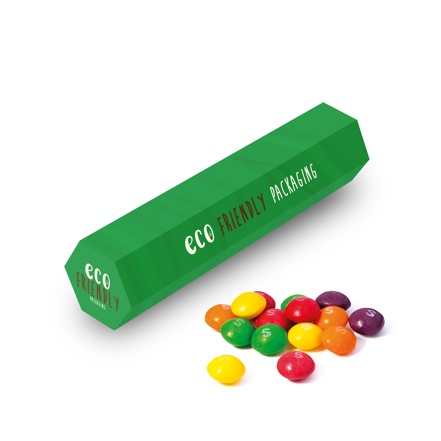 Eco Range - Eco Hex Tube - Skittles® Black and White London