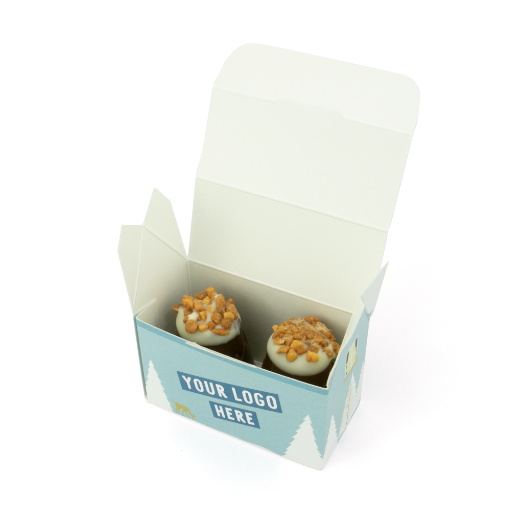 Eco House Box with Mallow Mountains with x2  Black and White London