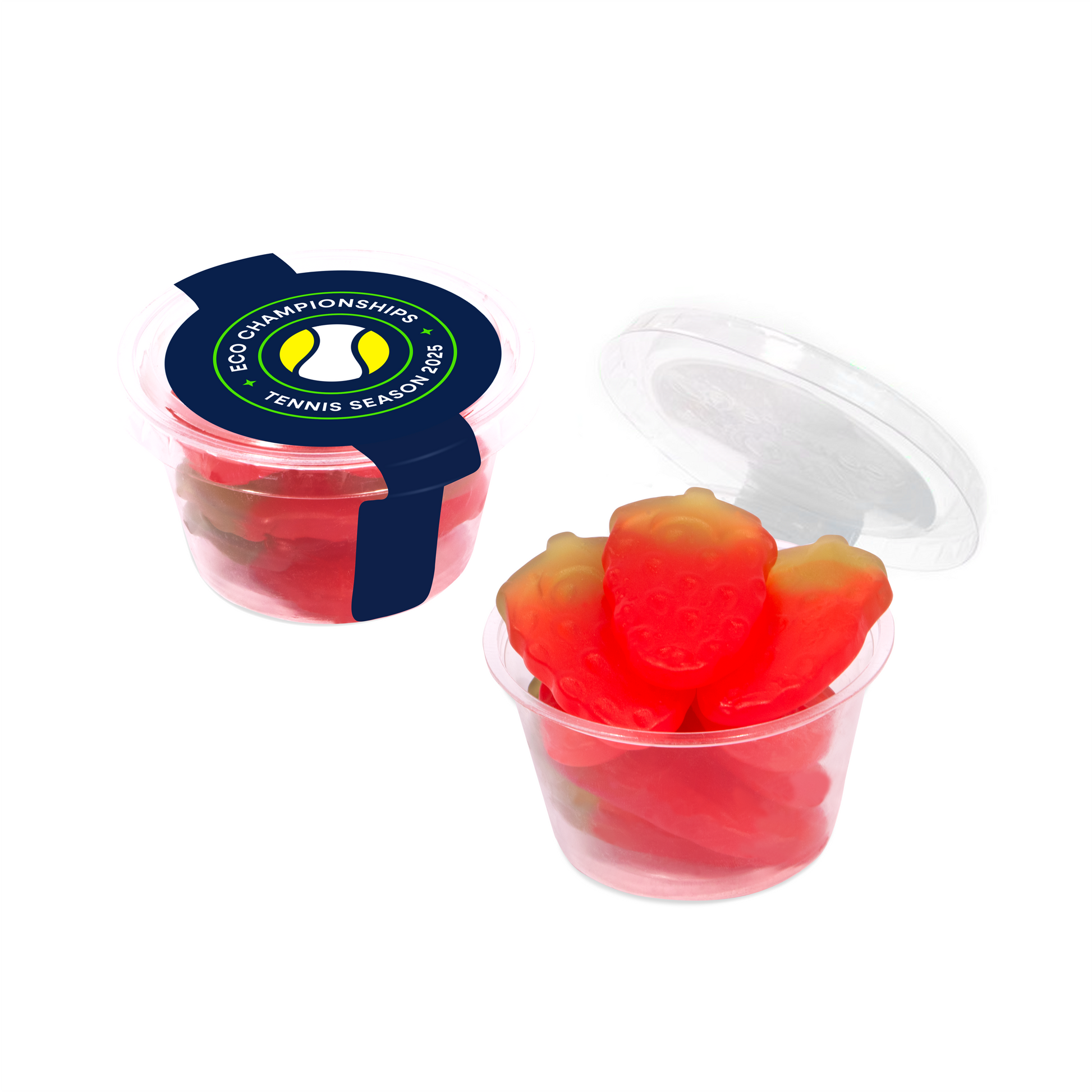 Tennis Season - Eco Maxi Pot - Giant Strawberries Black and White London