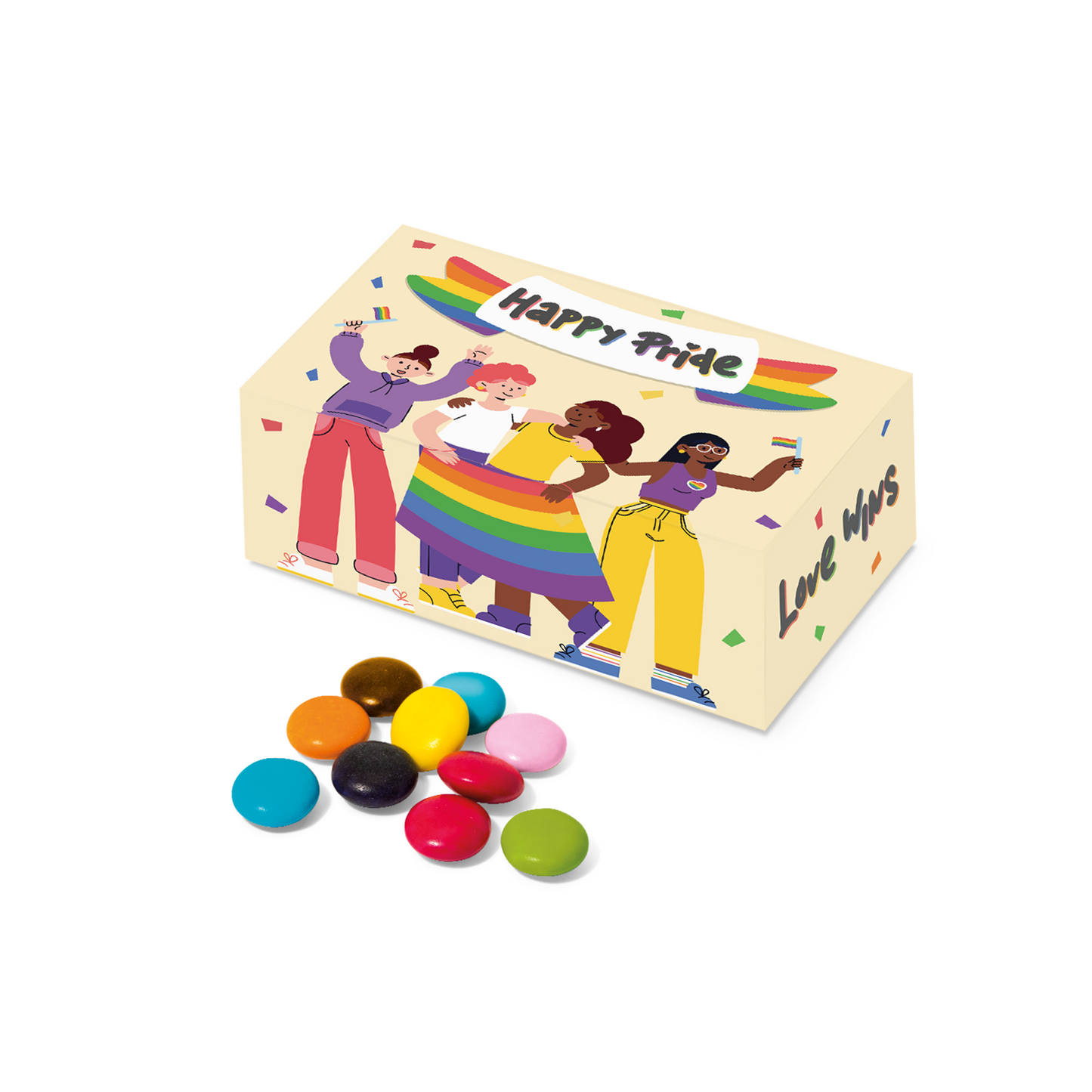 Pride - Eco Midi Box Pride - Beanies Black and White London