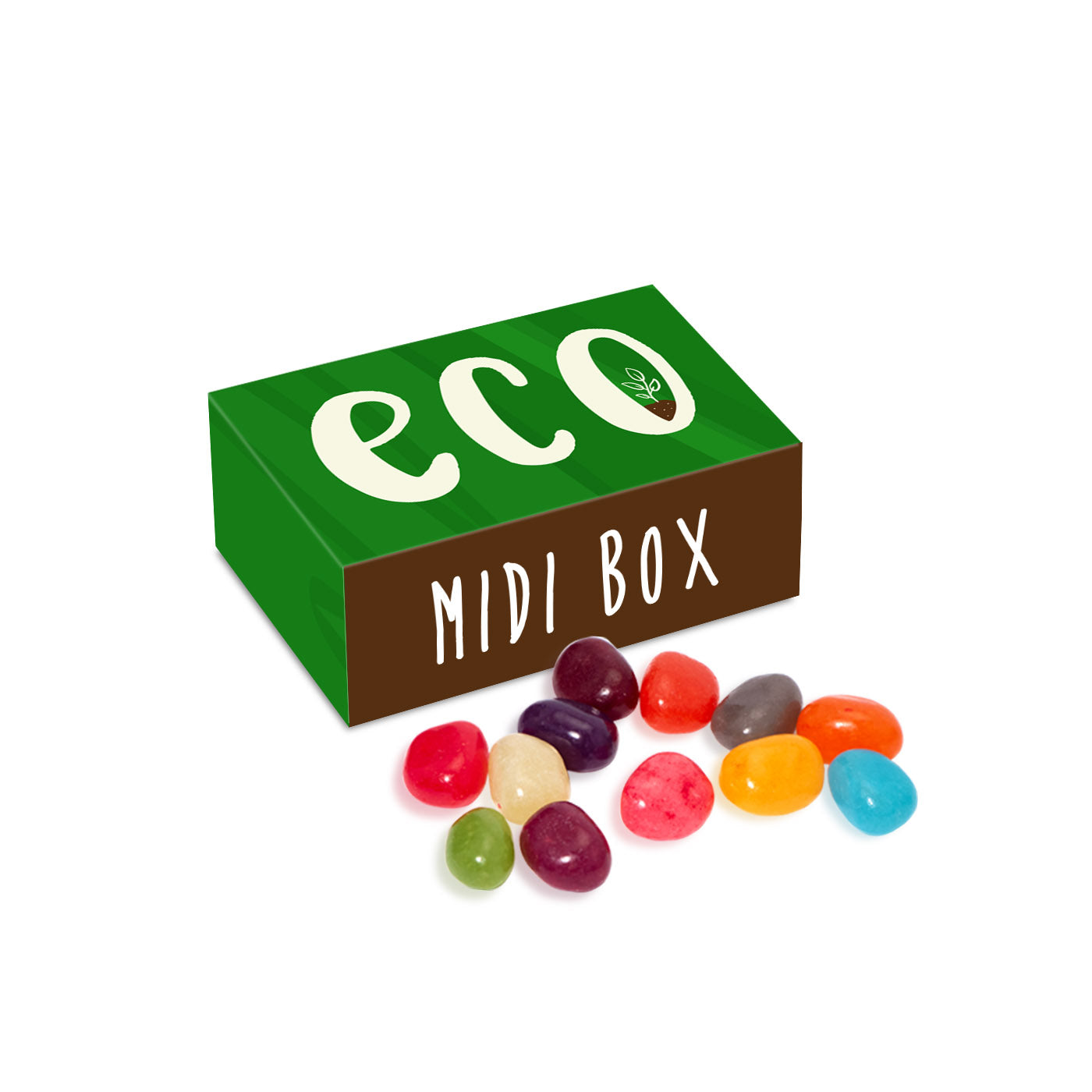 Eco Range - Eco Midi Box - Jelly Bean Factory® Black and White London