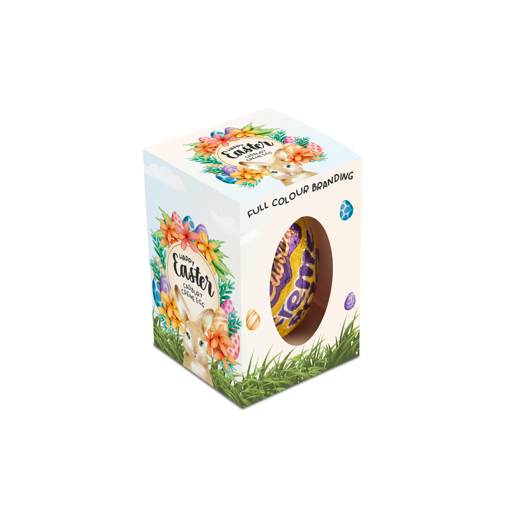 Easter 2025 - Eco Mini Egg Box - Creme Egg Black and White London