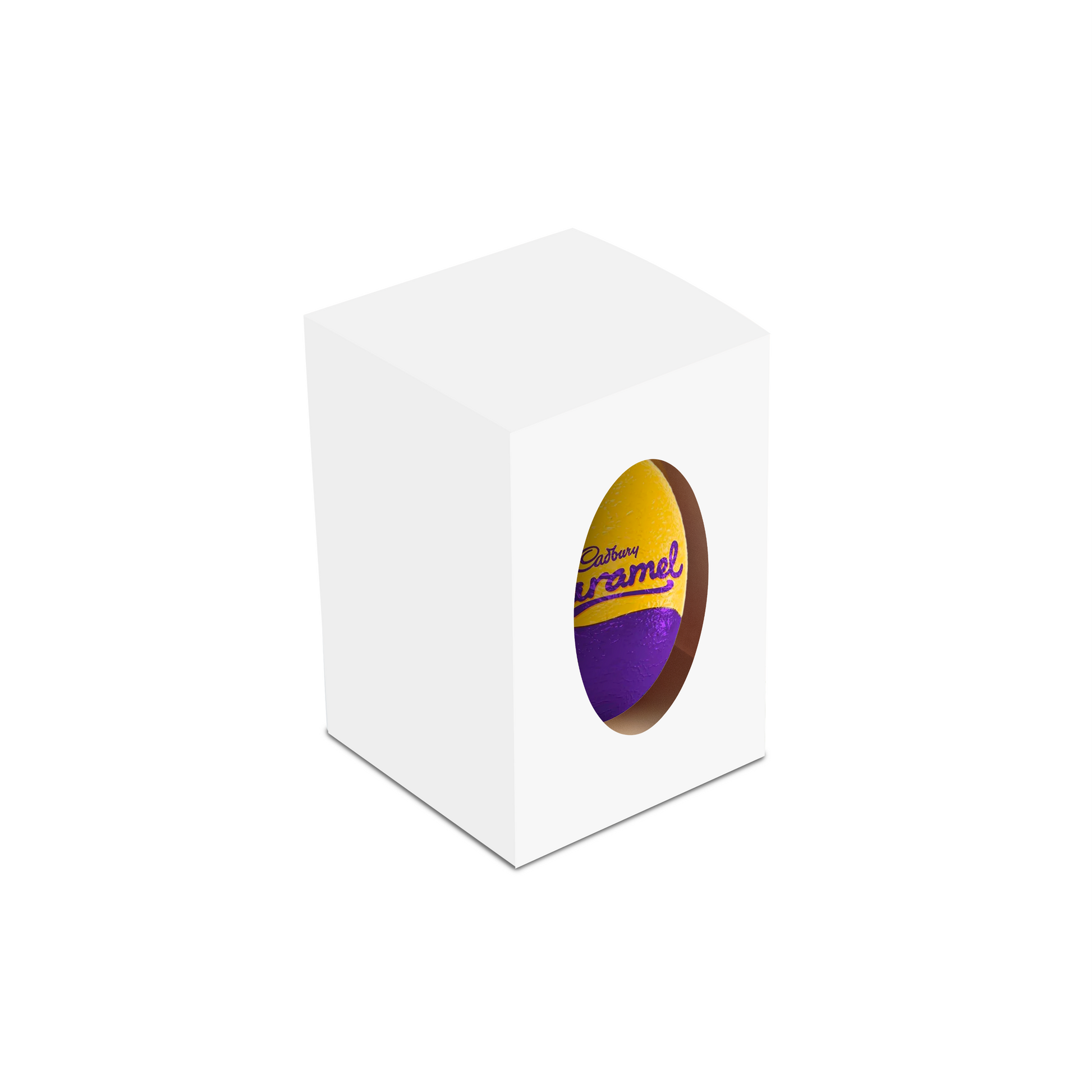 Easter 2025 - Eco Mini Egg Box - Caramel Egg Black and White London