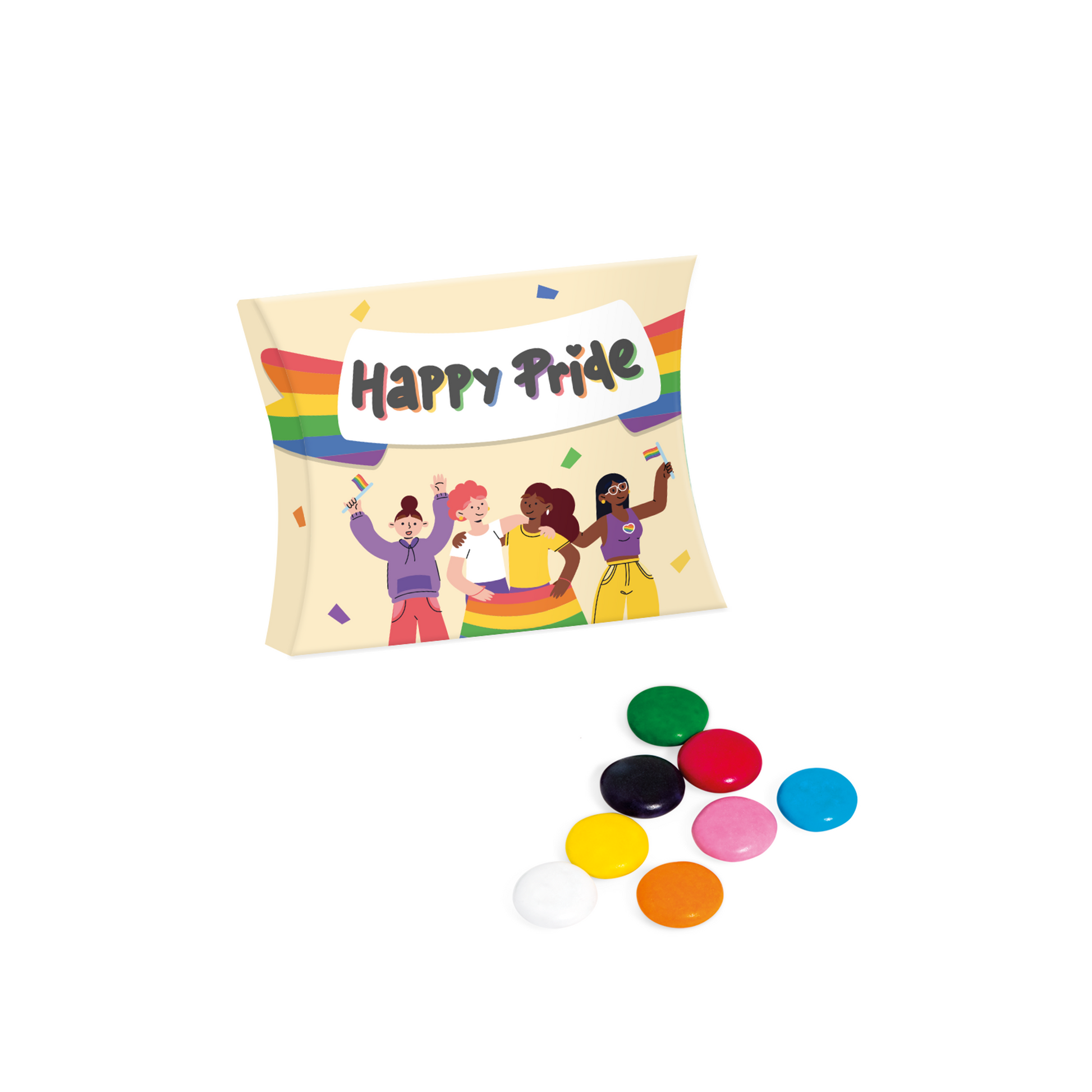 Pride - Eco Pouch Box Pride - Beanies Black and White London