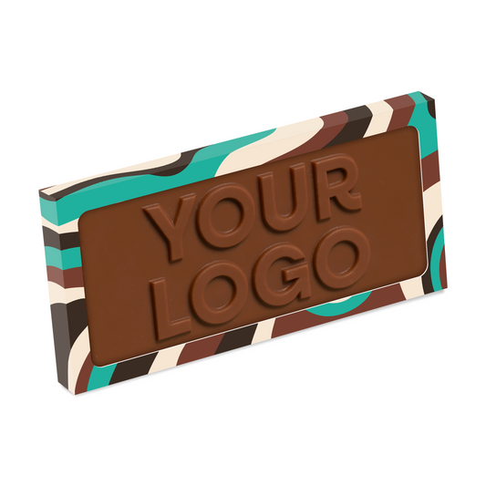 Eco Window Slab Box - Milk Chocolate³ Black and White London