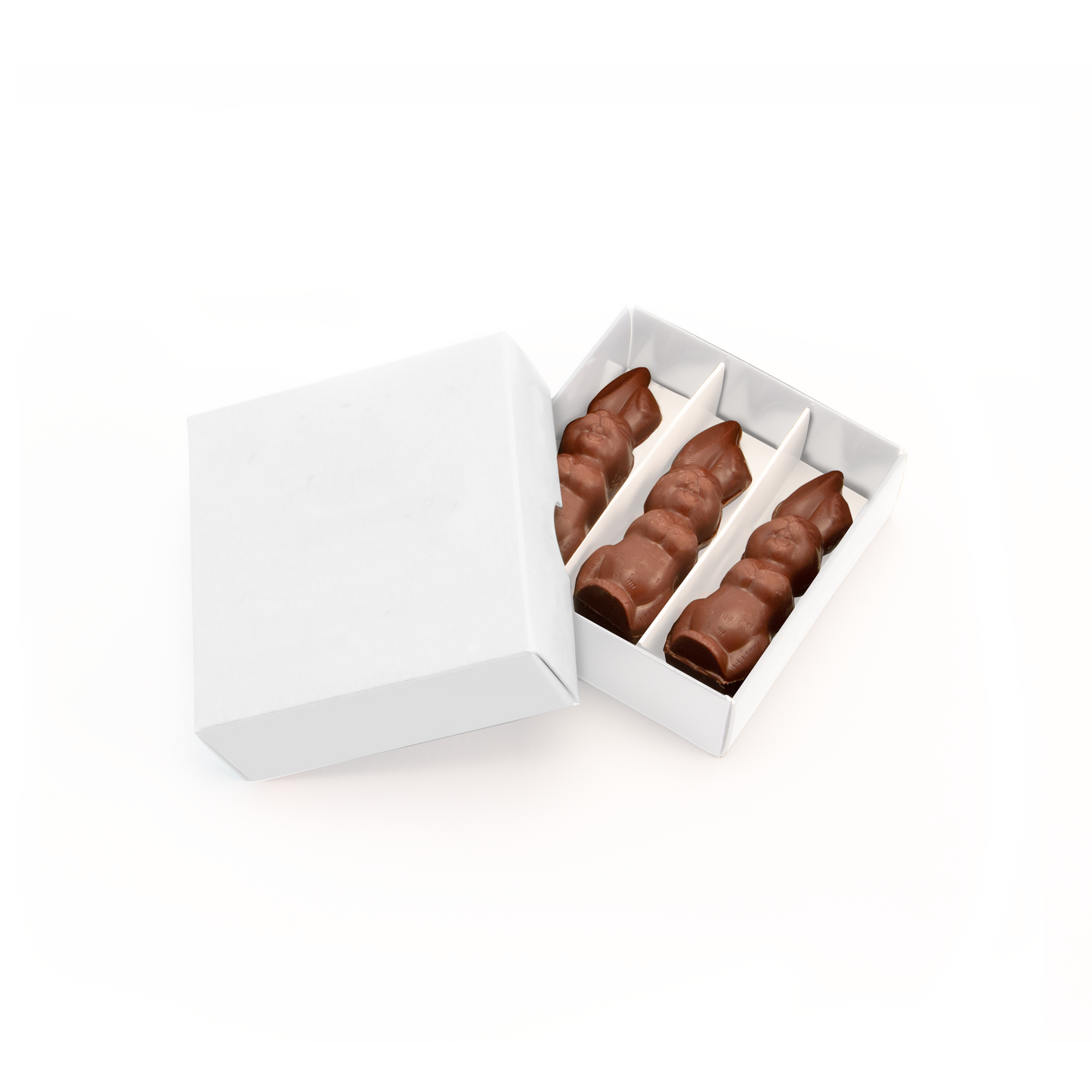 Easter 2025 - Eco Treat Box - Chocolate Bunnies Black and White London