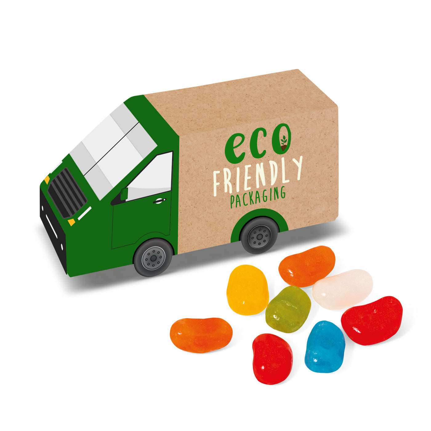 Eco Range - Eco Van Box - Jolly Beans Black and White London