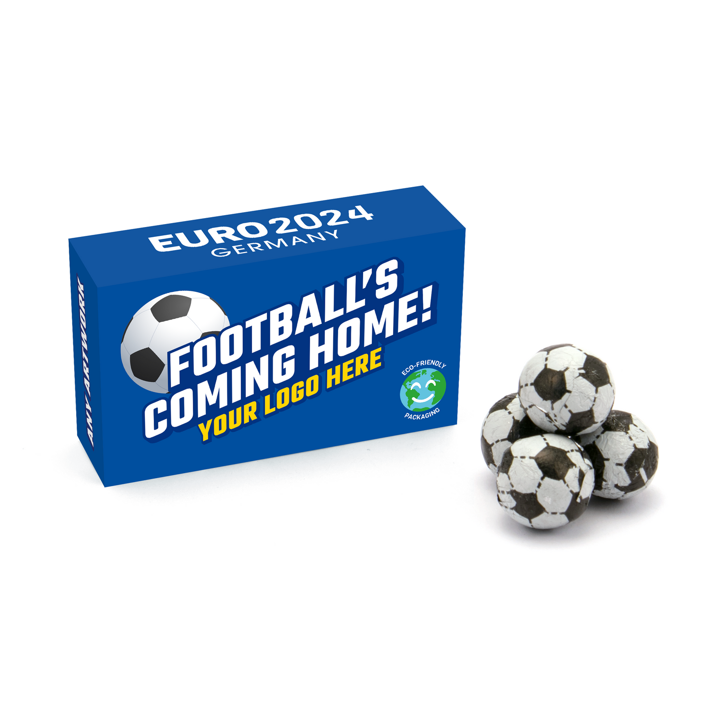 World Cup 2026 - Eco Maxi Box - Chocolate Footballs Black and White London