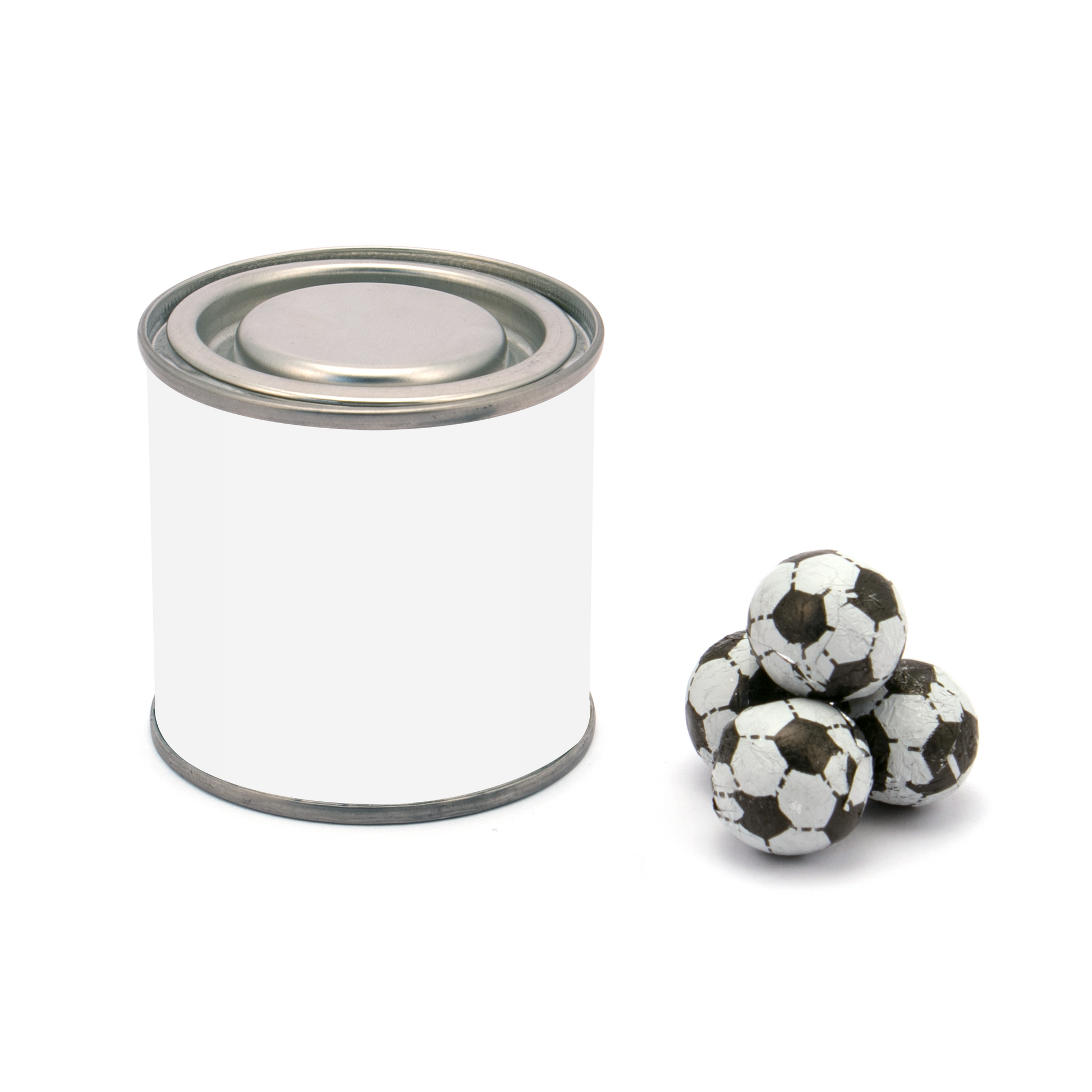 World Cup 2026 - Small Paint Tin - Chocolate Footballs Black and White London