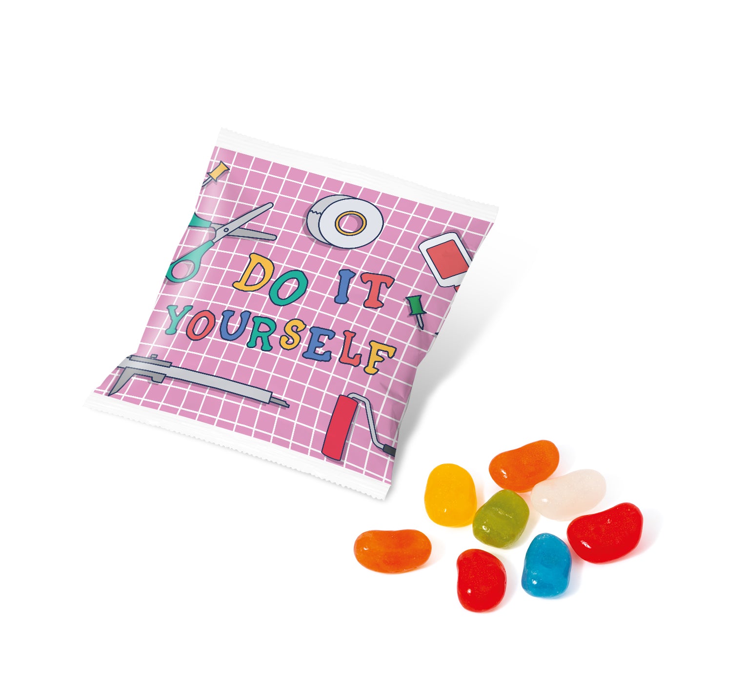 Flow Bag - Jolly Beans - 15g Black and White London