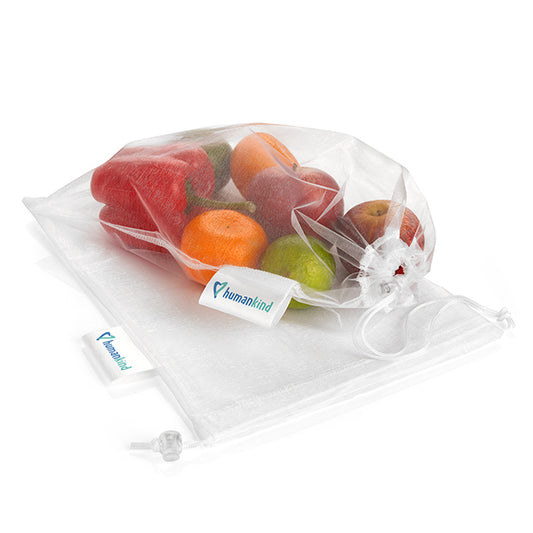 Reuseable Produce Mesh Bag Travel Accessories Black and White London