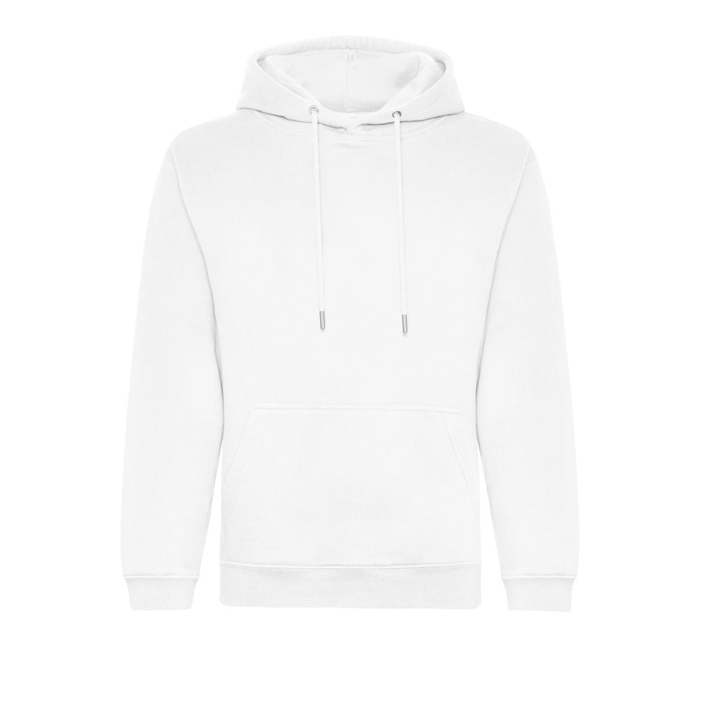 Just Hoods Organic Cotton And Recycled Polyester Hoodie Black and White London
