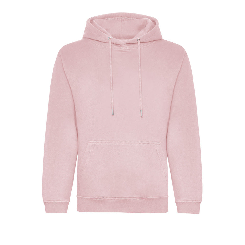 Just Hoods Organic Cotton And Recycled Polyester Hoodie Black and White London