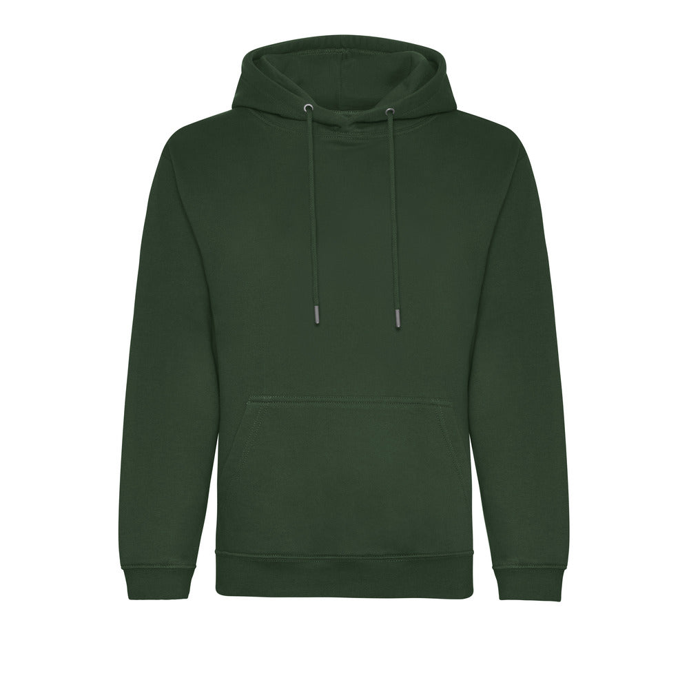 Just Hoods Organic Cotton And Recycled Polyester Hoodie Black and White London