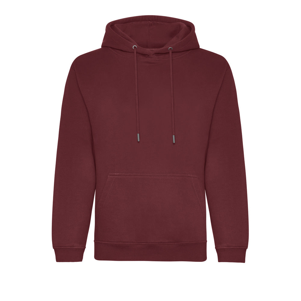 Just Hoods Organic Cotton And Recycled Polyester Hoodie Black and White London