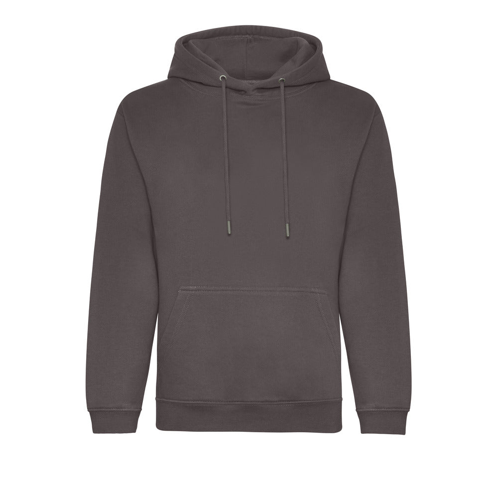 Just Hoods Organic Cotton And Recycled Polyester Hoodie Black and White London