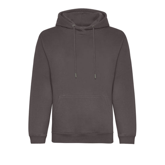 Just Hoods Organic Cotton And Recycled Polyester Hoodie Black and White London