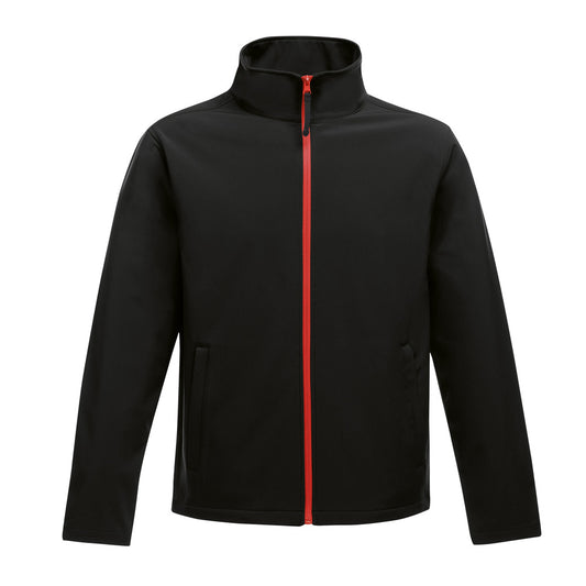 Regatta Ablaze Printable Softshell Jacket Black and White London
