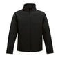 Regatta Ablaze Printable Softshell Jacket Black and White London