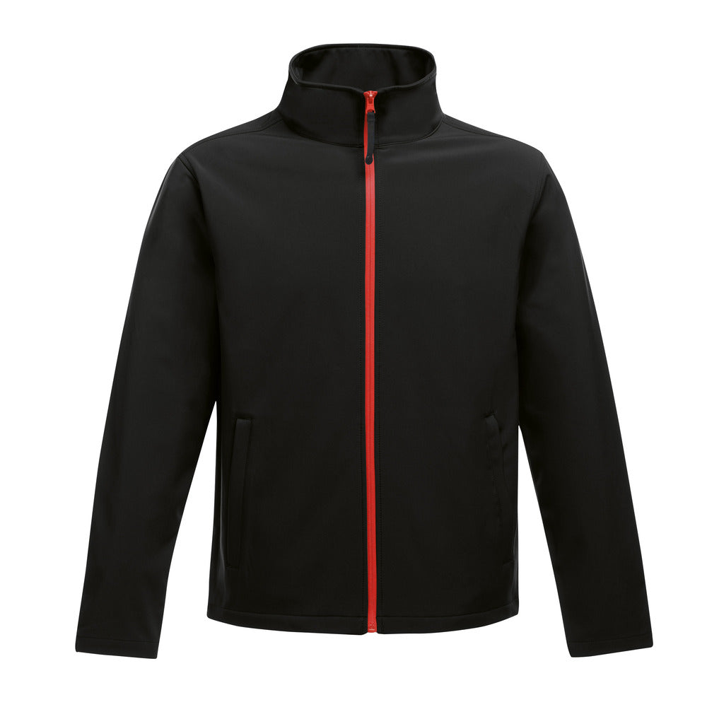 Regatta Ablaze Printable Softshell Jacket Black and White London