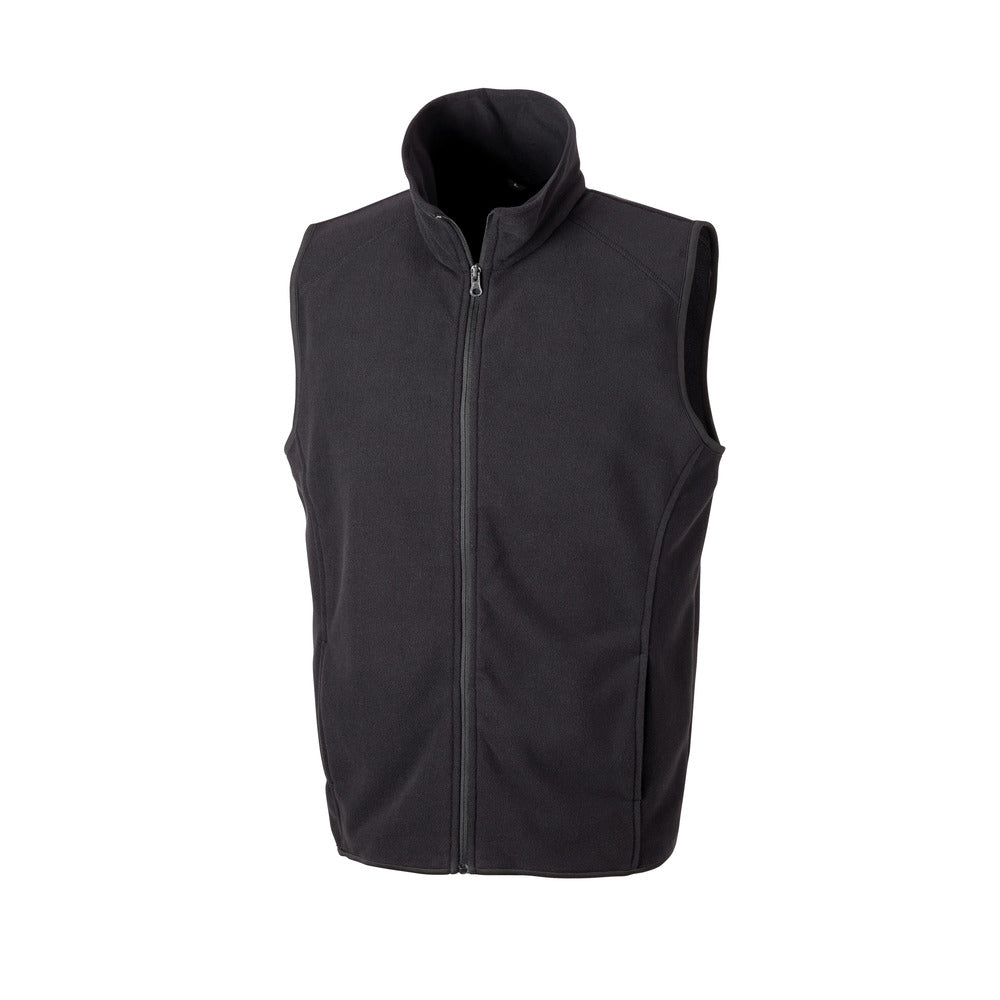 Microfleece Gilet Black and White London