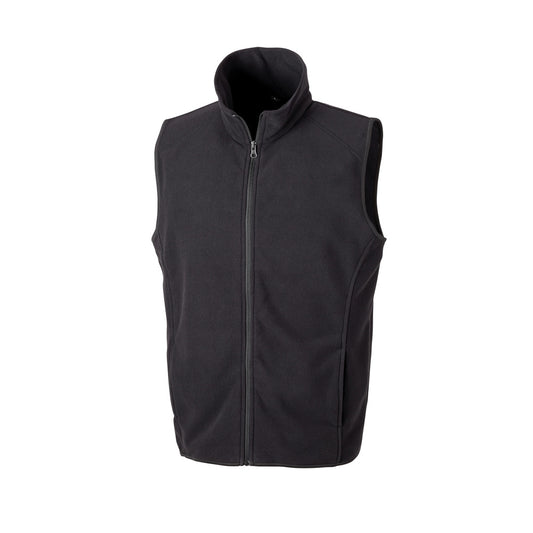 Microfleece Gilet Black and White London