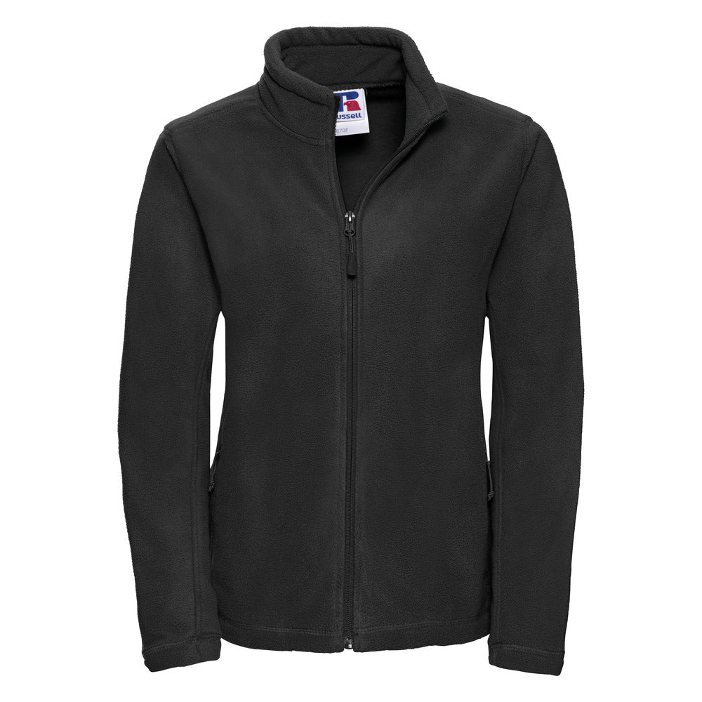 Russell Full Zip Outdoor Fleece Black and White London