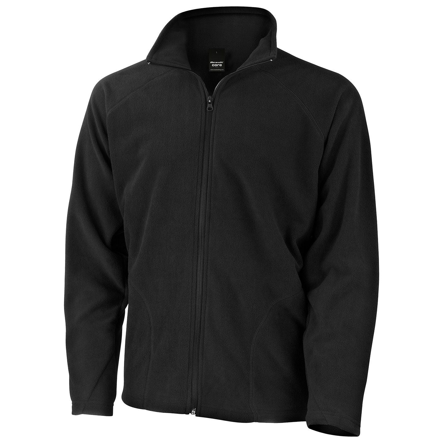 Result Core Microfleece Jacket Black and White London