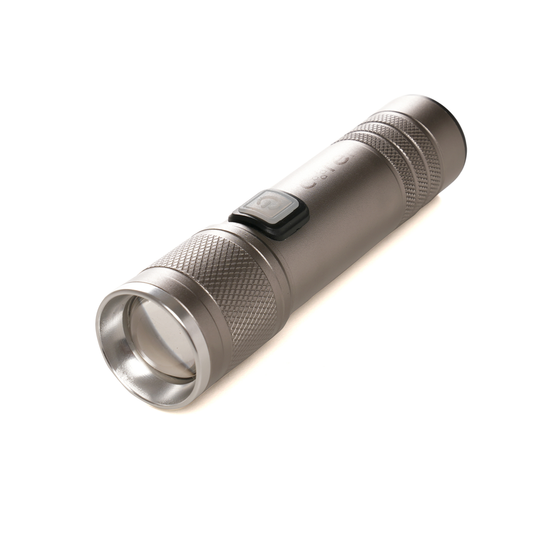 Hawthorn Rechargable Torch Black and White London