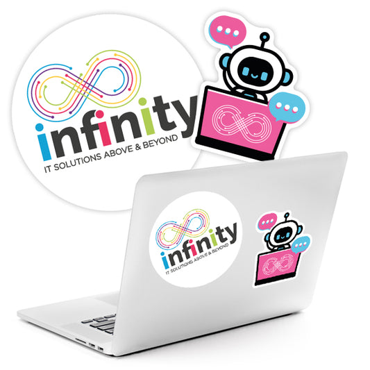 Laptop Stickers  Black and White London