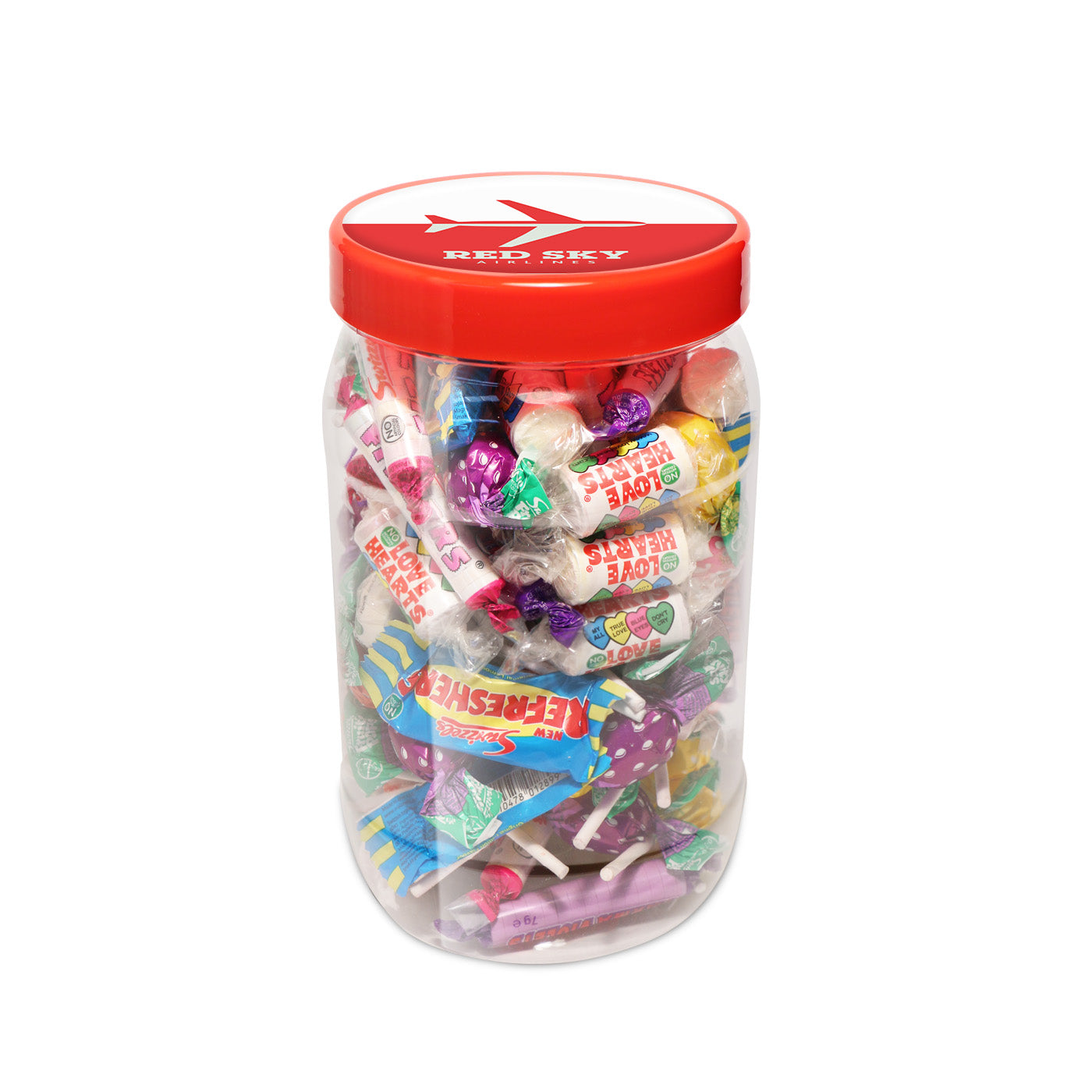 Retro Mix Sweets Large Sweet Jar Pick N' Mix Black and White London