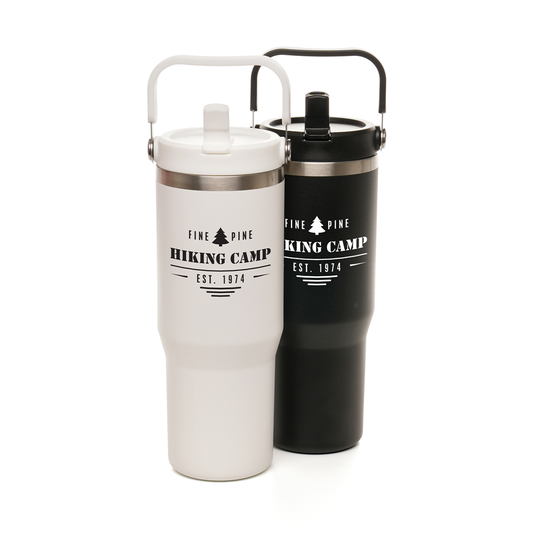 Everest Hydra-Flip 900ml Travel Mug Black and White London