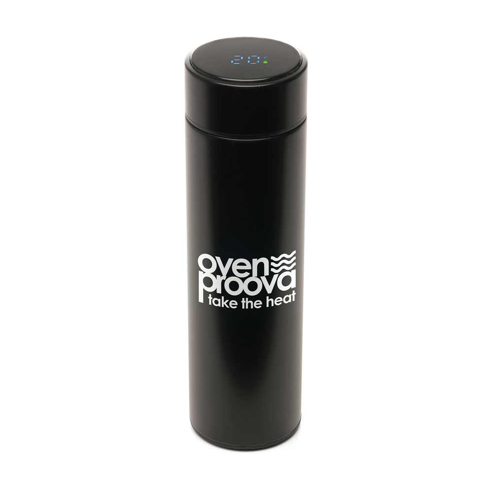 450ml Templid Bottle with LED Display Black and White London