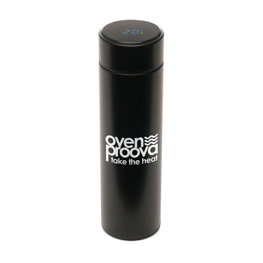 450ml Templid Bottle with LED Display Black and White London